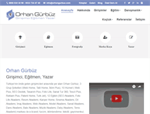 Tablet Screenshot of orhangurbuz.com